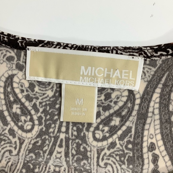 Michael Michael Kors cold shoulders oversized batwings style blouse Size M EUC - Picture 4 of 16